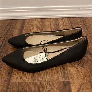 EXPRESS Pointed Toe Black Flats NWT